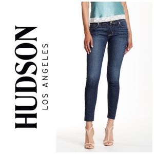 Hudson Signature Women’s Dark Wash Mid Rise Skinny Jean. Sz. 28